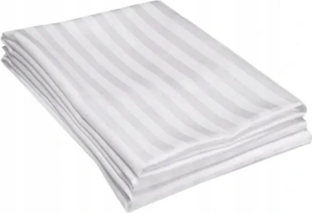 Adamas lepedő 140x200 Csíkos Hotel Fehér