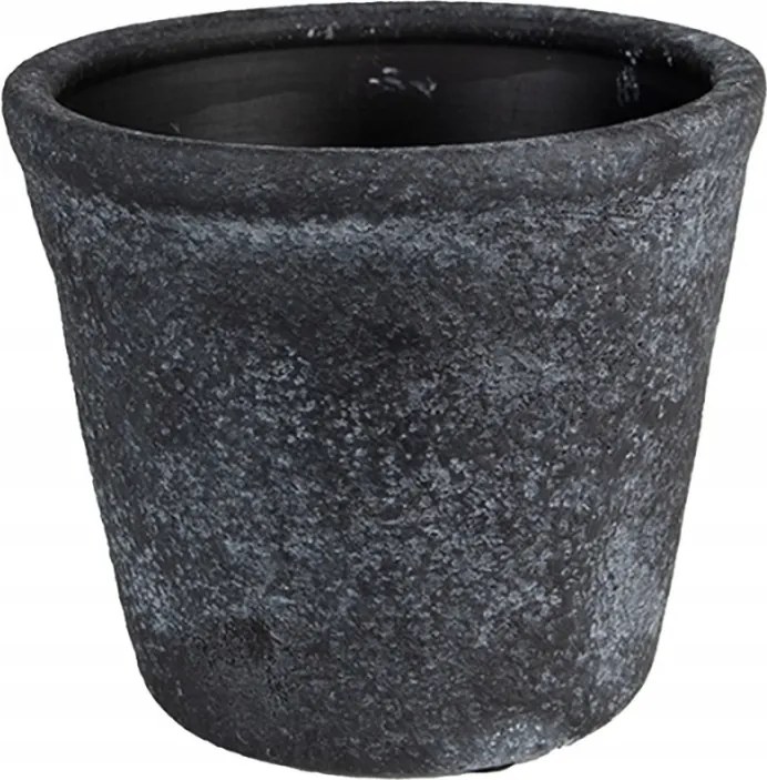 Gránit antik kerámia virágtartó fedél Gránit M 12x10 cm