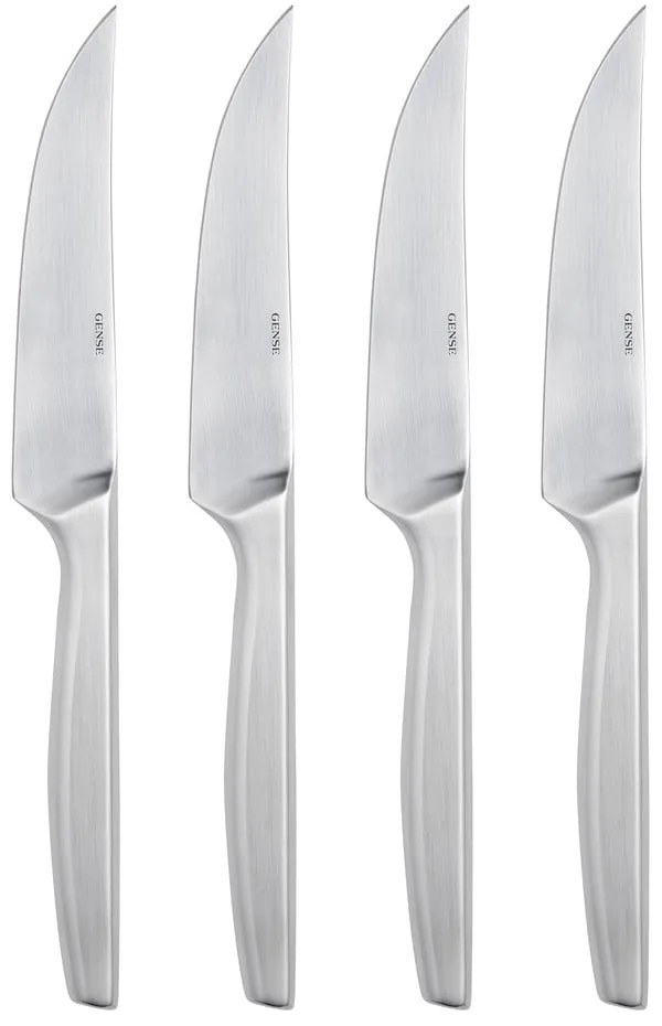 Ezüstszínű rozsdamentes acél evőeszköz készlet 4 db-os Norm – Gense