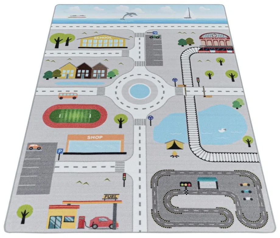 Szürke gyerek szőnyeg 80x120 cm Play – Ayyildiz Carpets