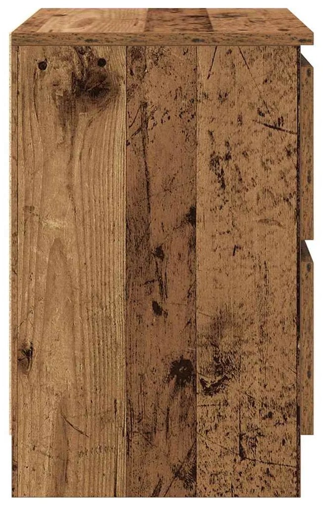 antik hatású szerelt fa TV-szekrény 40x35x54 cm