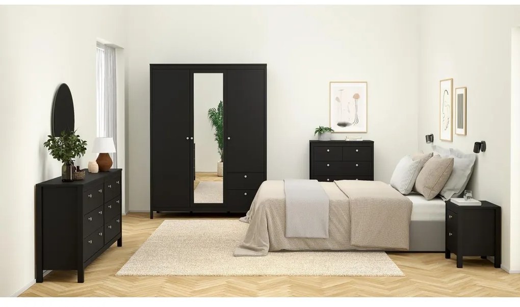 Real éjjeliszekrény, fekete