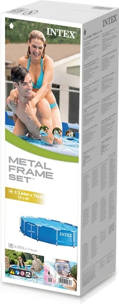 INTEX MetalPool fémvázas medence 366 x 76cm (28210)