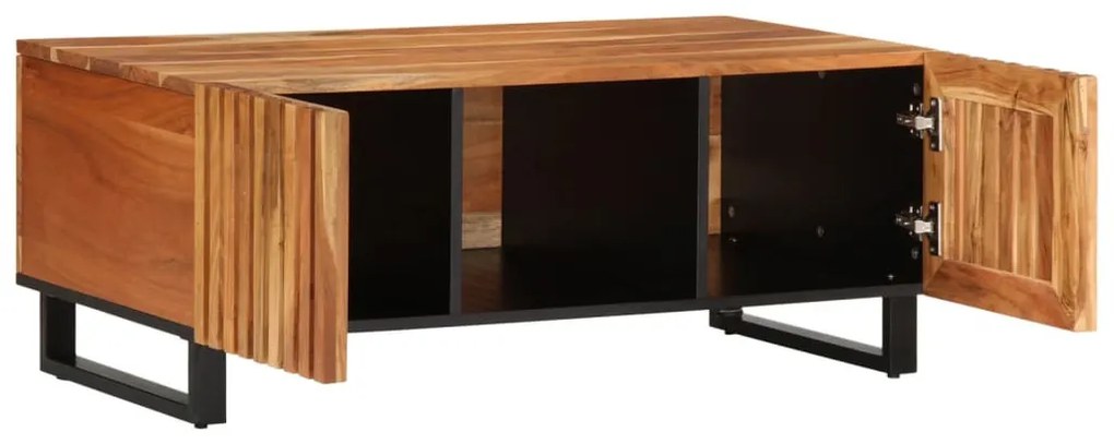 Tömör akácfa dohányzóasztal 100 x 55 x 40 cm