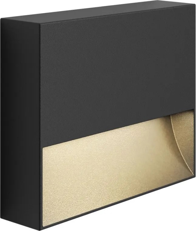 ASTRO LIGHTING 1466001 MORI Modern Kültéri Fali Lámpa Fekete Struktúra LED IP65