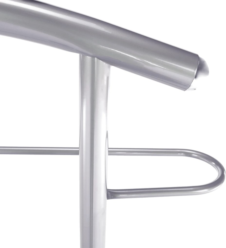 Szobainas, ezüst fém + bükkfa, FRANK