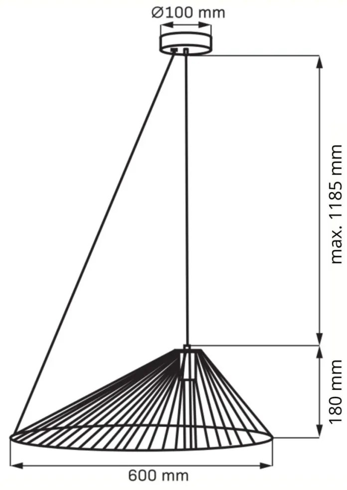 Polux AURORA 328397 Lepel lámpa 1x20W/E27 IP20