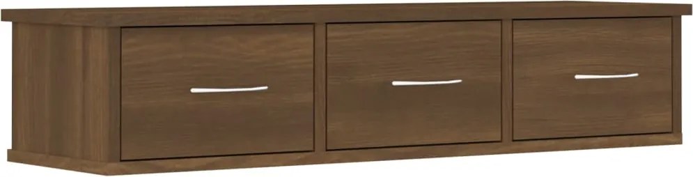 vidaXL barna tölgy színű szerelt fa faliszekrény 88 x 26 x 18,5 cm