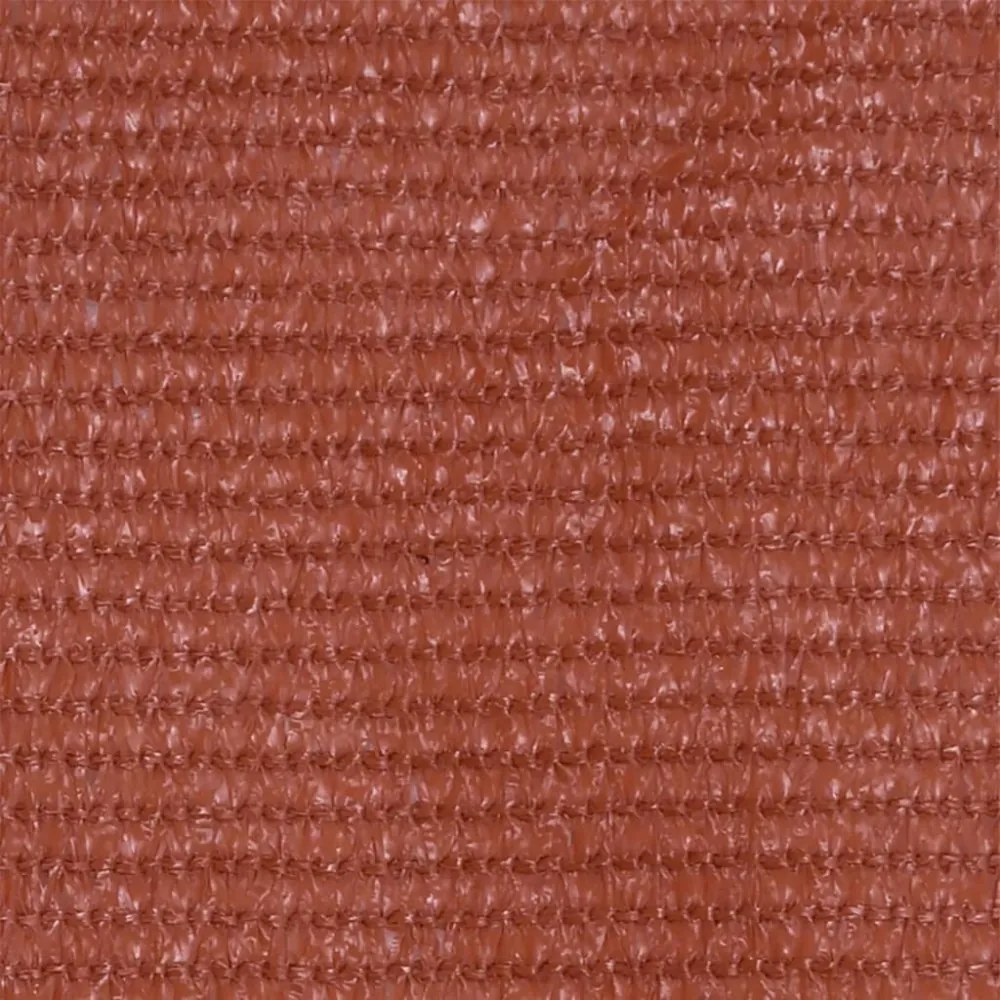 terrakotta HDPE erkélyparaván 90 x 400 cm