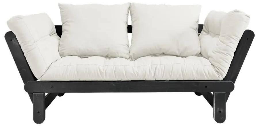 Beat Black/Natural halványbézs kinyitható kanapé - Karup Design