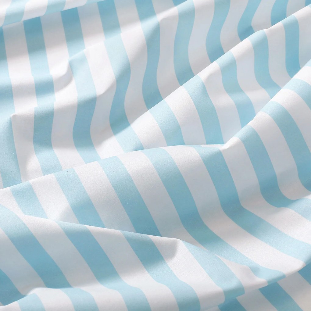 Goldea pamut párnahuzat - kék csíkos 50 x 50 cm