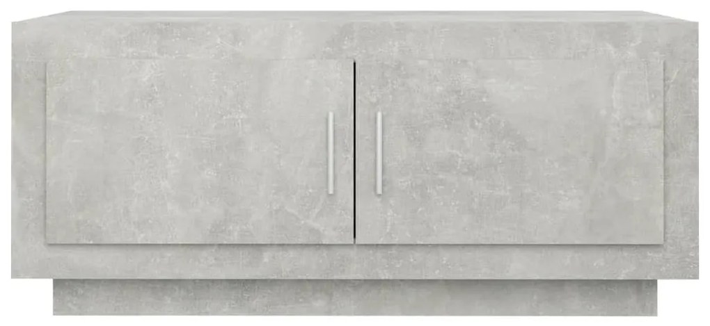 Betonszürke szerelt fa dohányzóasztal 102x 50 x 45 cm