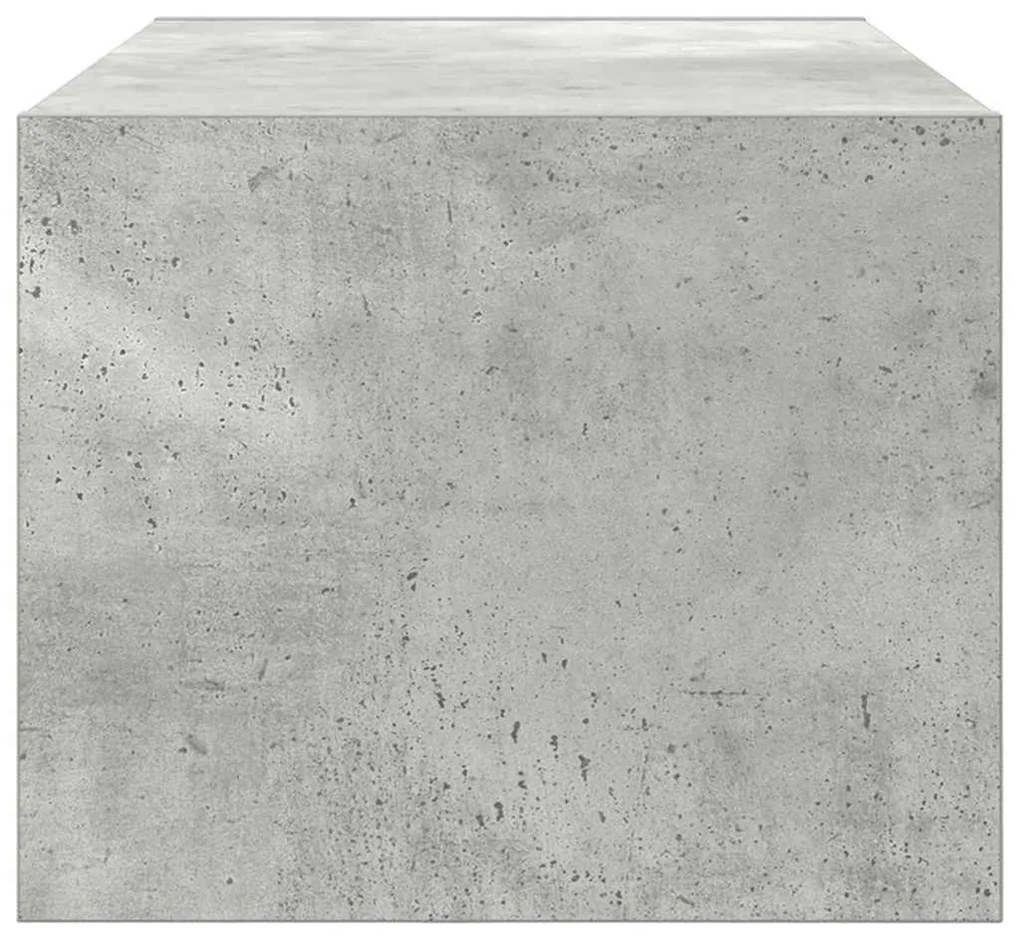 2 db betonszürke szerelt fa TV-szekrény 60x31x25,5 cm