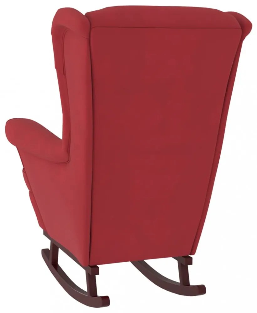 Borvörös Bársony és Tömörfa Hintaszék Fa