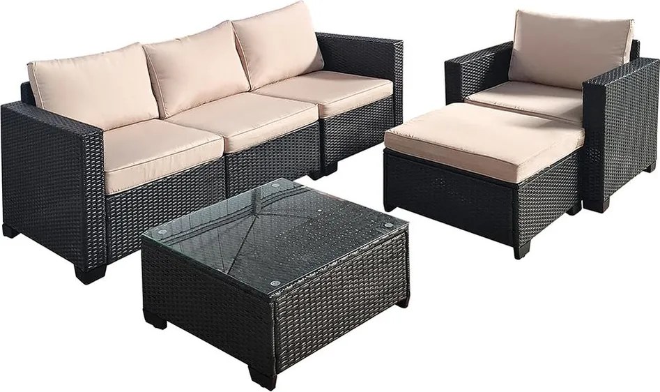 Avenberg ROVERO 6 részes rattan kerti bútor szett