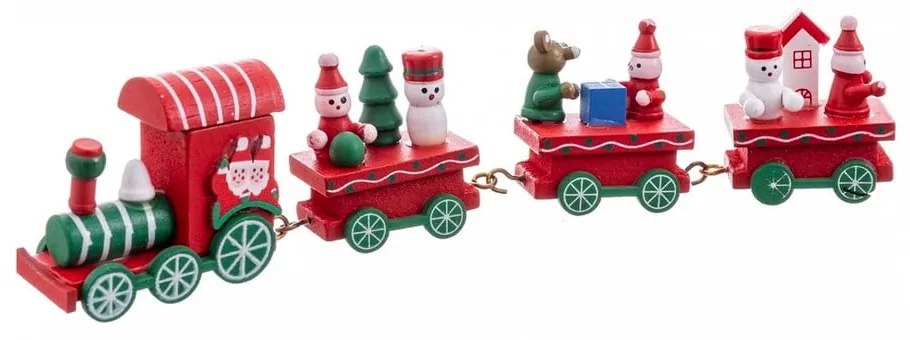 Fa karácsonyi figura (magasság 7,5 cm) Locomotive – Casa Selección