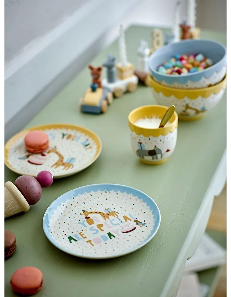 Sárga-krémszínű kőedény gyerek tálka ø 13,5 cm Celebrate – Bloomingville Mini