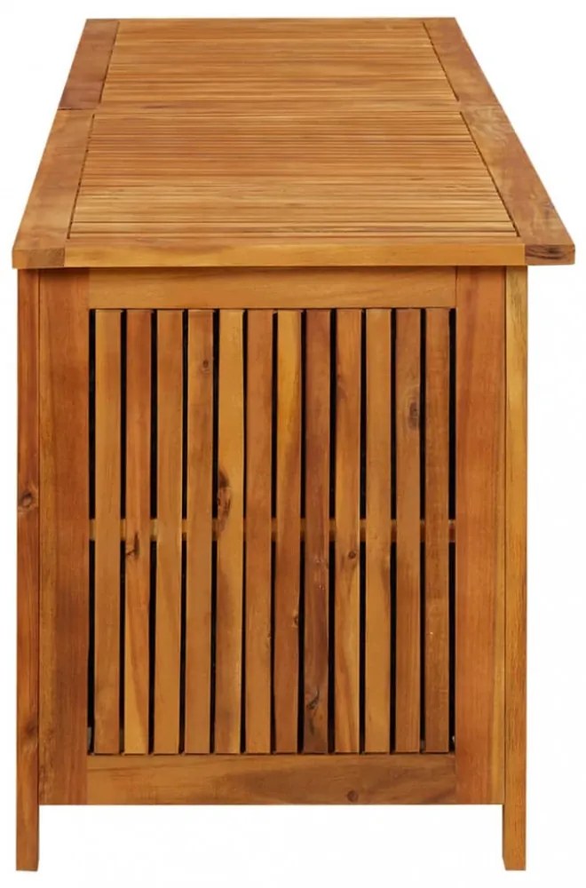 tömör akácfa kerti tárolóláda 200 x 50 x 58 cm