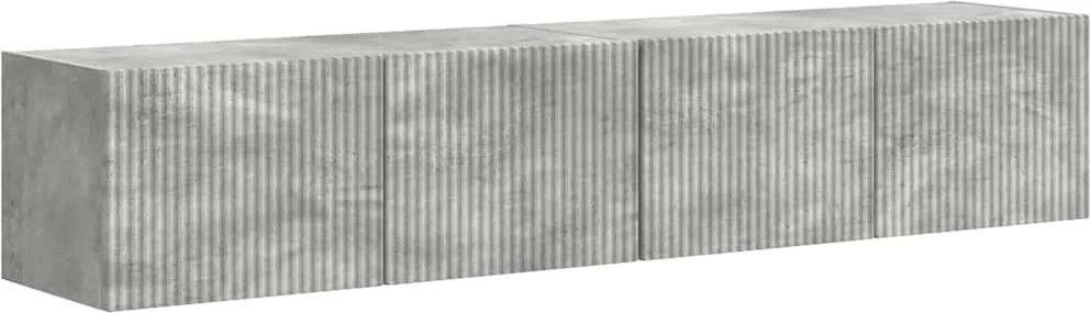 vidaXL TV Fali Szekrény 2 pcs Beton 60 x 31 x 29.5 cm Faanyag