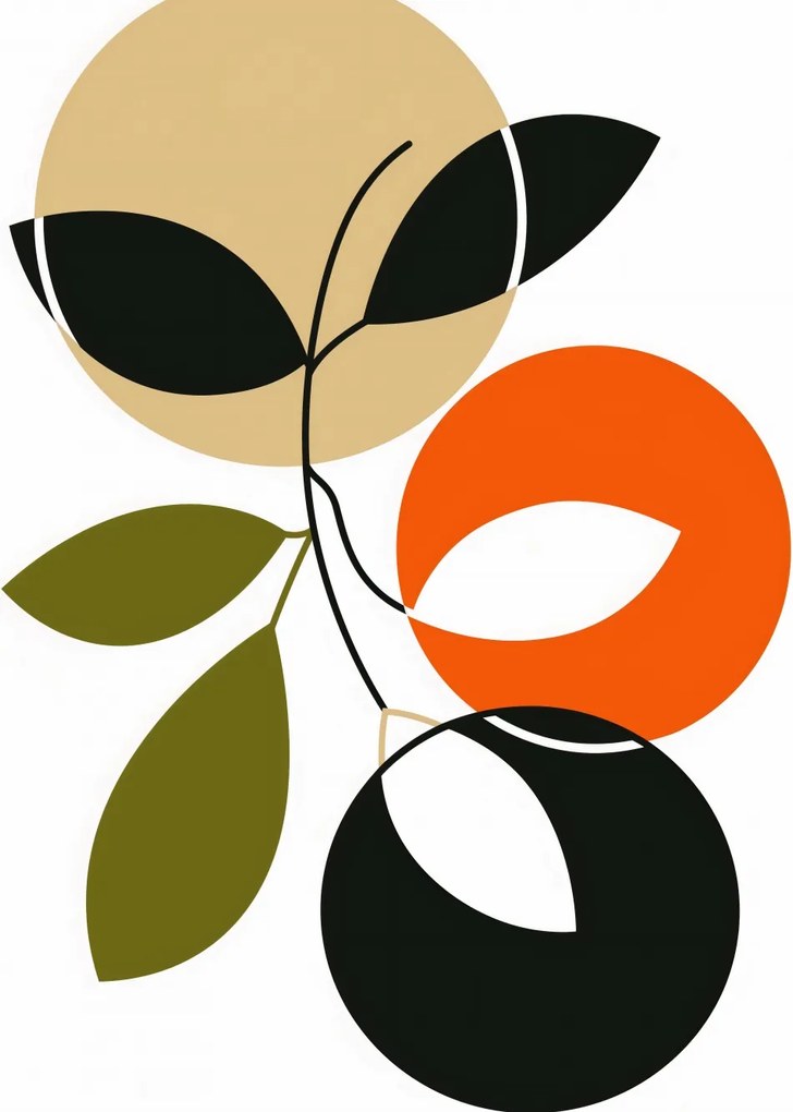 Poszter 40x50cm Organikus szoba