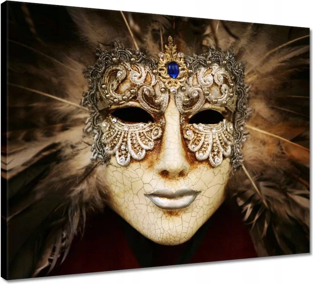 Vászonkép 50x40 Velencei maszk