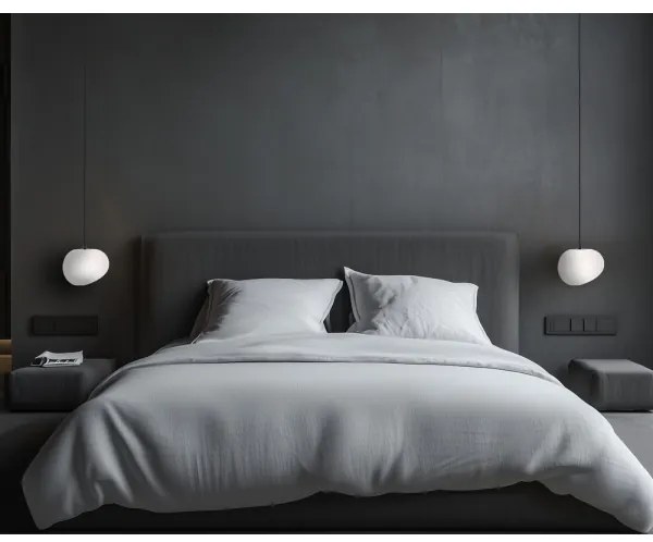 Csillár zsinóron STONES 1xE27/40W/230V átm. 20 cm