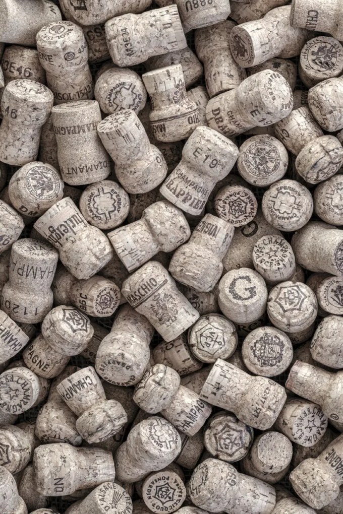 Poszter 40x60cm Pezsgős dugók, Assaf Frank