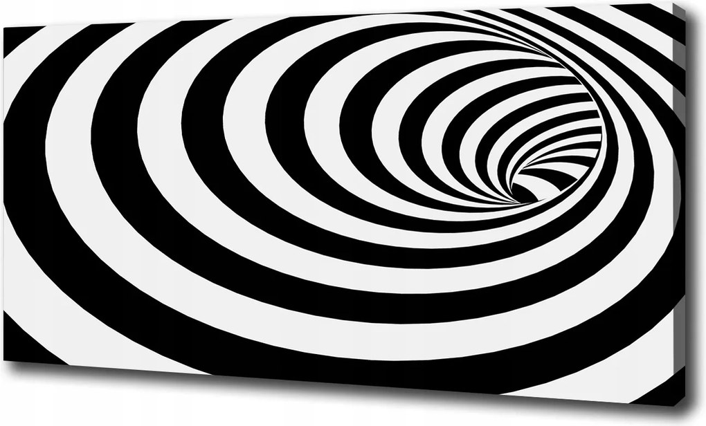 Vászonkép Spirál csíkos 120x60 cm