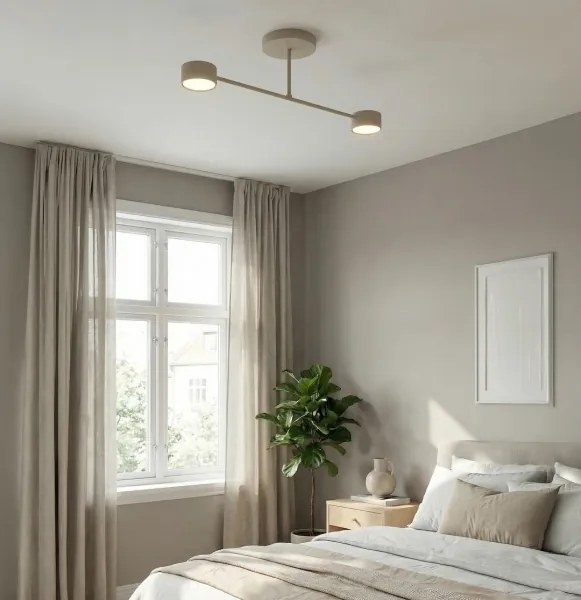 Ráépített csillár HALO 2xGX53/10W/230V bézs
