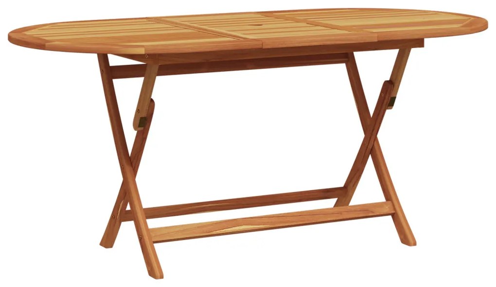 Kert étkező szett 7 pcs Bézs Tömör akáciafa és műrattan