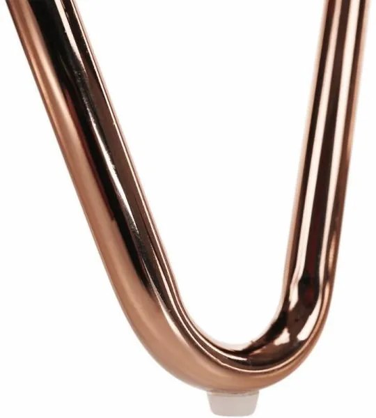 VALERO kisasztal rose gold rózsaszín/fekete