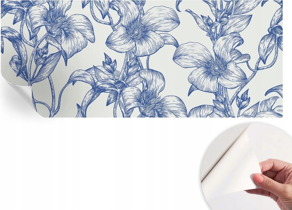 Design fali fotótapéta öntapadós virágos gallyak 250x104 cm