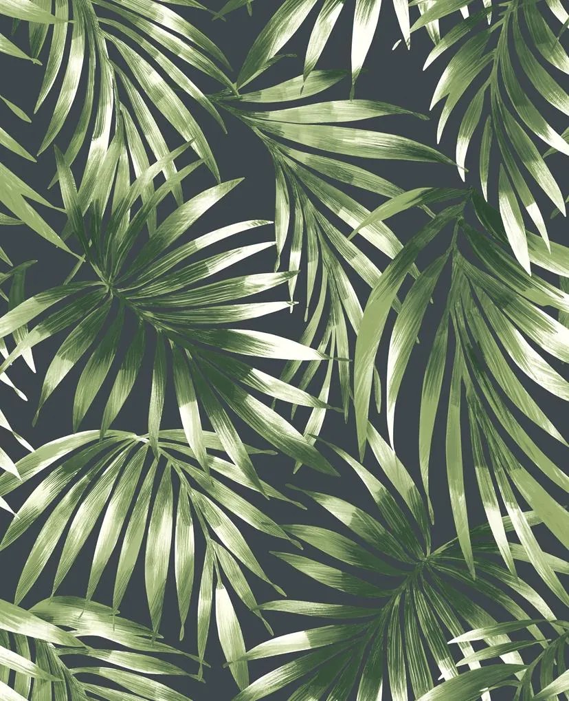 Dzsungel Tapéta Vinil Pálmalevelek Flizelin