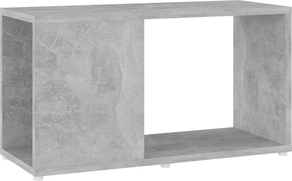 vidaXL betonszürke szerelt fa TV-szekrény 60 x 24 x 32 cm