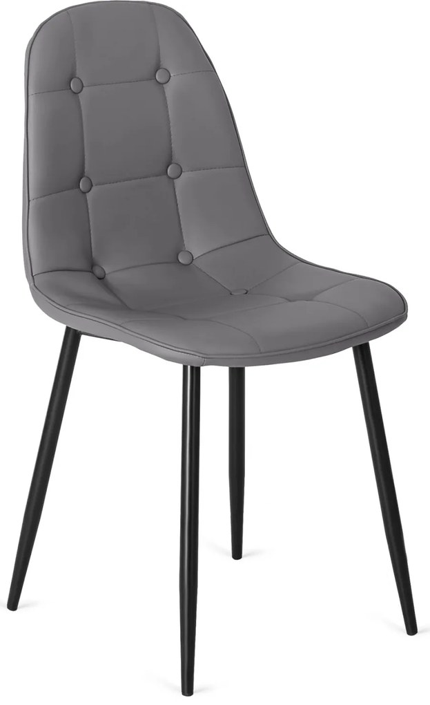 Szürke Eco-bőr Étkezőszék. ARIS