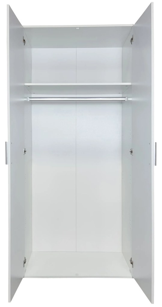 Ruhásszekrény Blessa (fehér). 1069341
