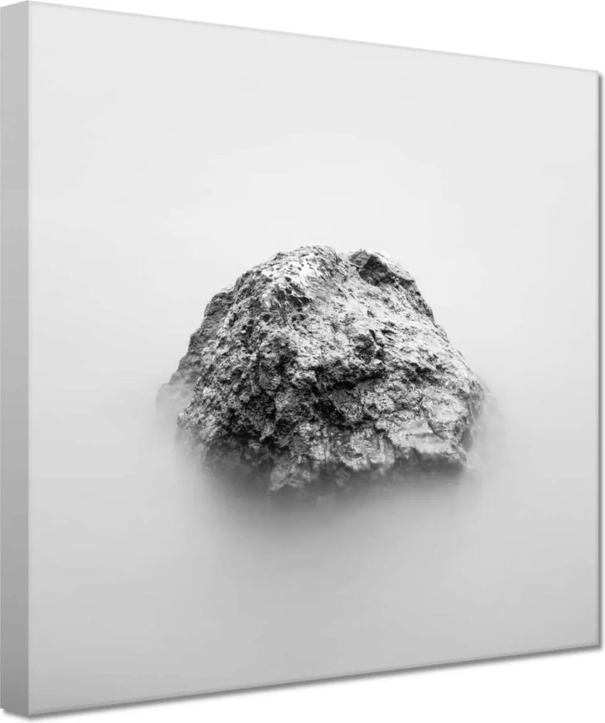 Vászonkép 60x60 Fekete-fehér szikla