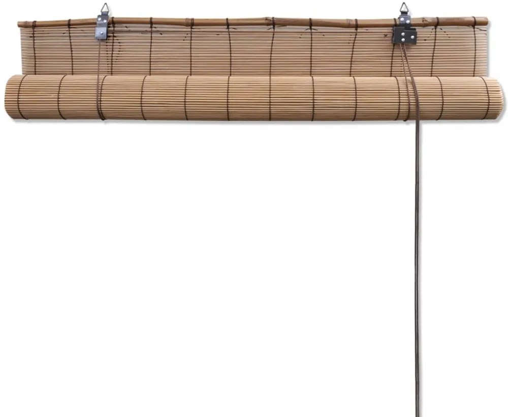 barna bambuszroló 100 x 220 cm