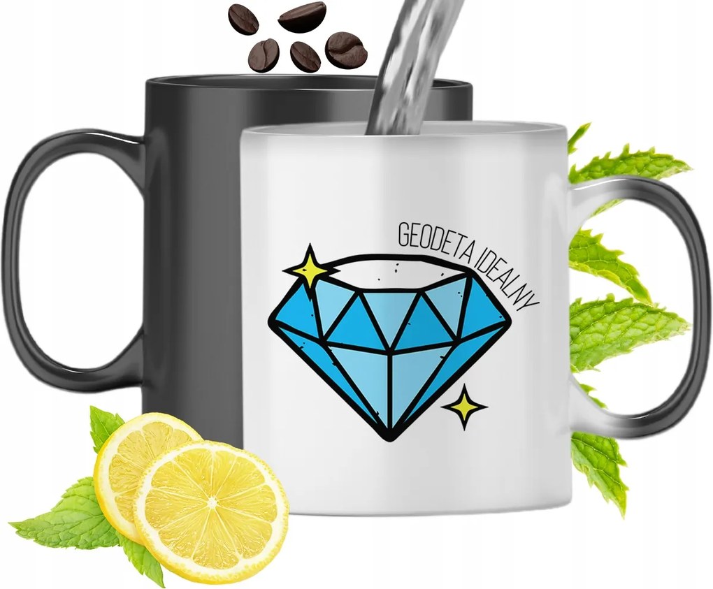 Mágikus Bögre Földmérőknek Színváltós Nyomtatott Fényképpel