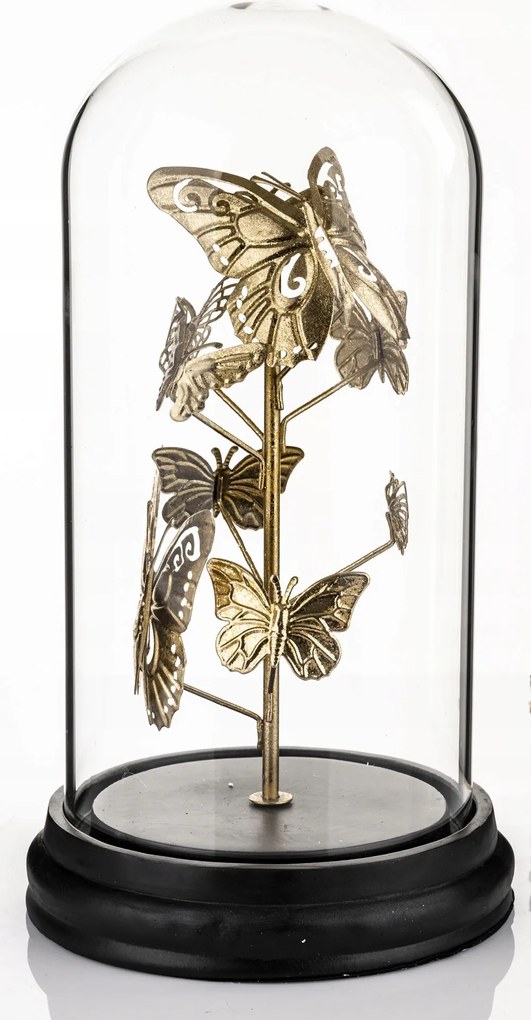 Dekoráció arany üveg szobor ajándék