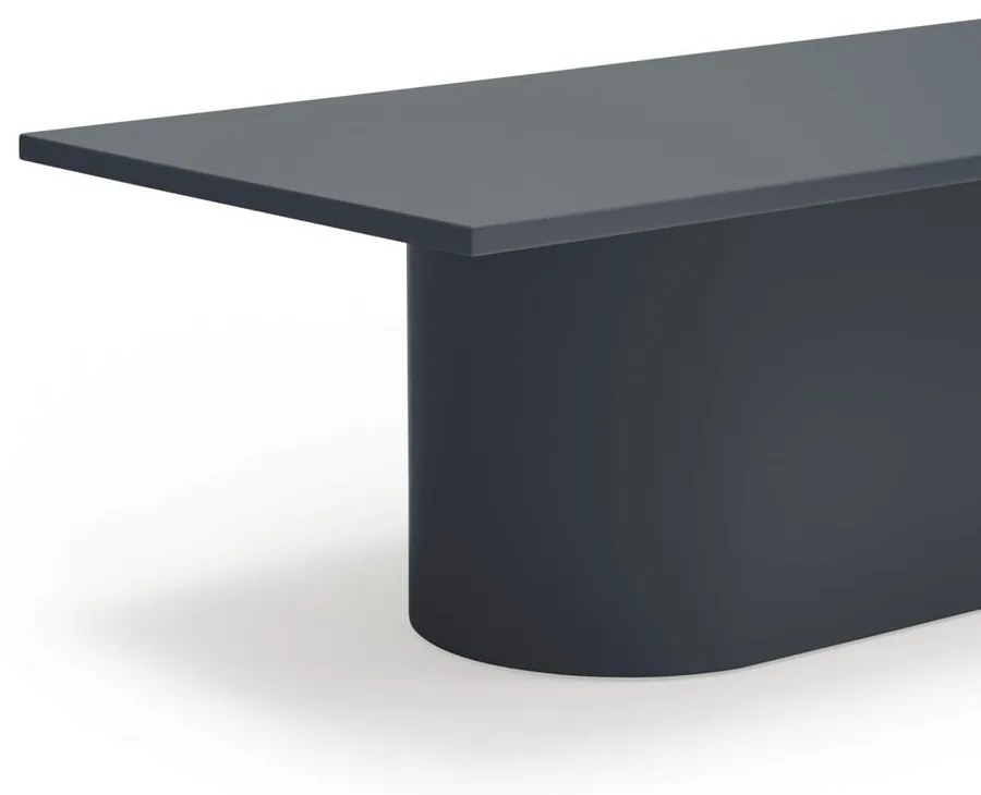 Antracitszürke dohányzóasztal 50x111 cm Totem – Teulat