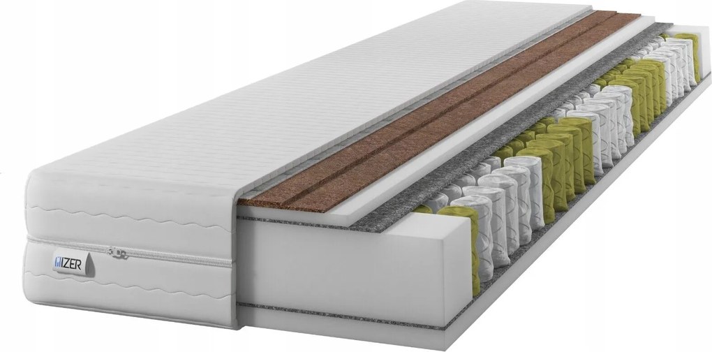 100x200-as Zsebrugós Matrac dupla Kókusz réteggel kétoldalas H3-as keménységű