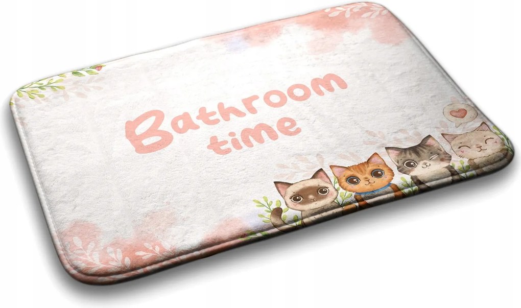 Nedvszívó fürdőszobaszőnyeg Macskák Állatok 75x45 cm