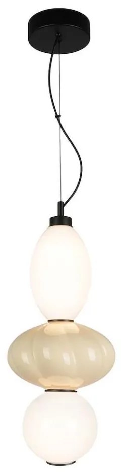 LED Csillár zsinóron ASCOLI LED/18W/230V átm. 20 cm bézs