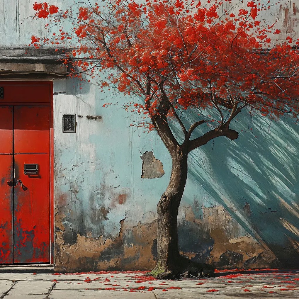 Poszter 60x60cm Kilátás a régi időkre