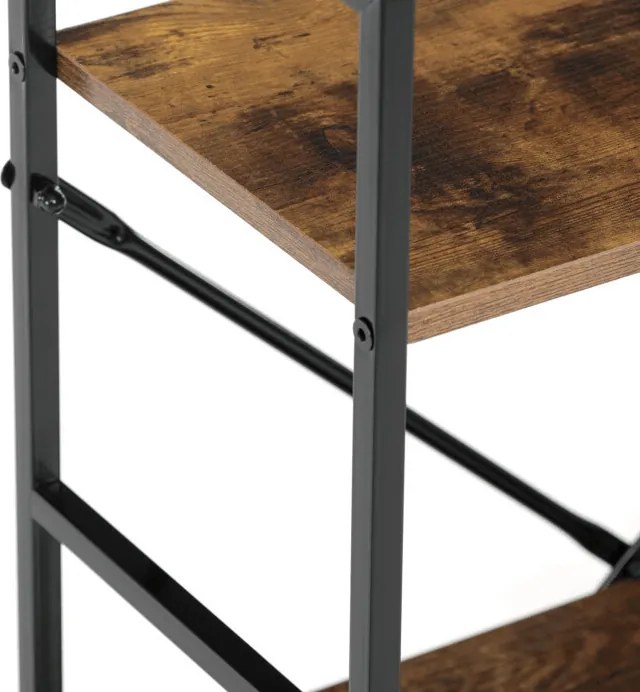 Regál, mdf, hnědá, GD-223 OLW