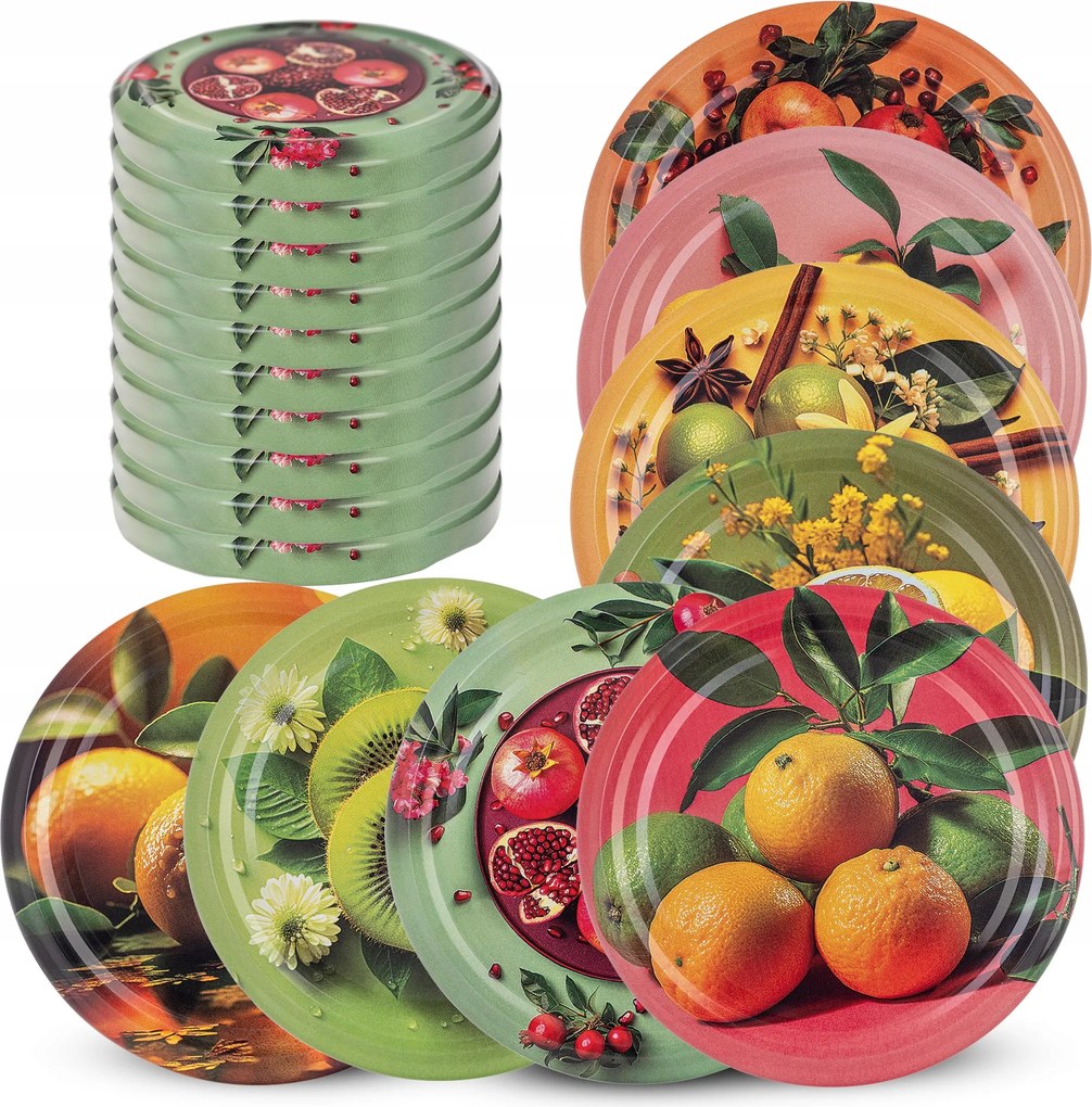 Befőttesüveg Kupakok FI82 Befőttesüveg Kupak Méz Fedél 10db 6 Akasztós