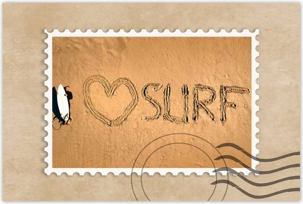 Poszterek 90x60 I Like Szörfözés strand