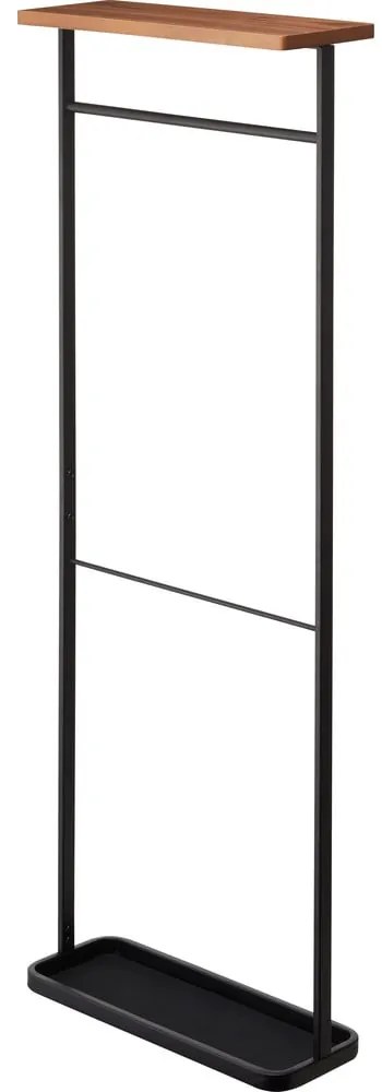 Tower fekete fém állvány fa polccal - Yamazaki