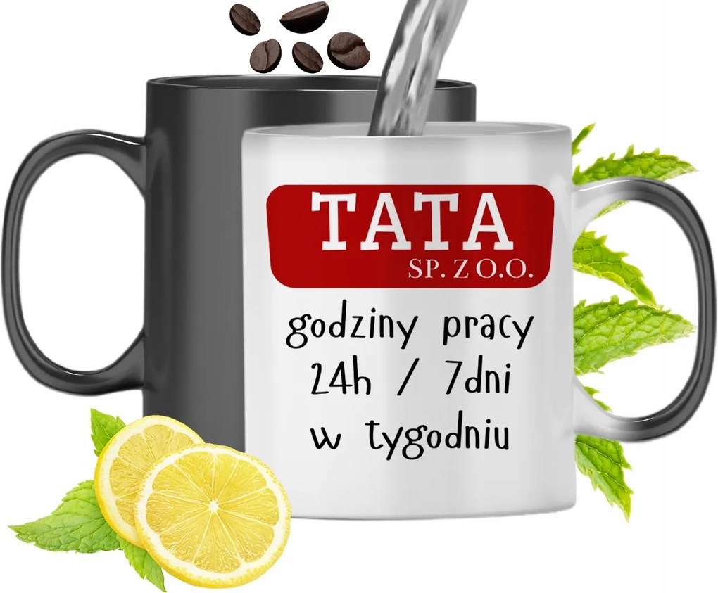 Mágikus Bögre Apukáknak Színváltós Nyomtatott Fotóval